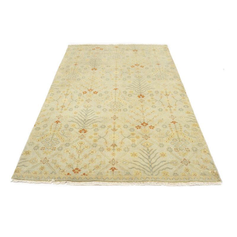Tapis crème crème Oushak 5 x 8
