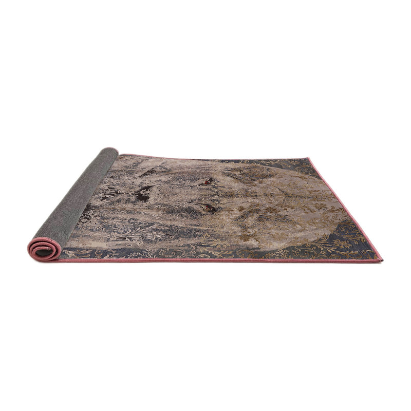 Tapis floral gris / ivoire, Tapis de couloir 2 pi x 5 pi