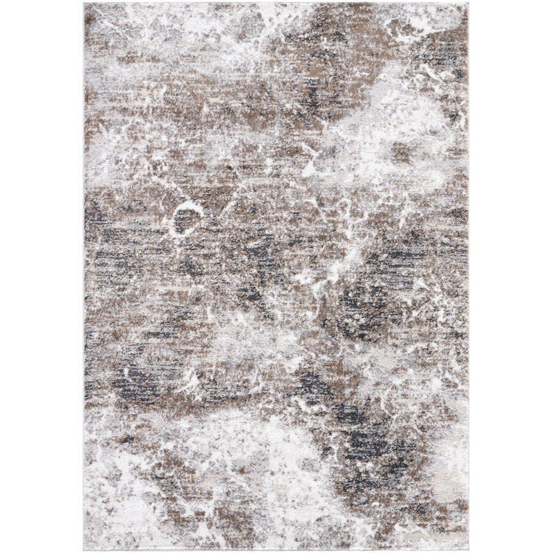 Arpil Abstract Indoor Rug, Rectangle 5'3" x 7'3"