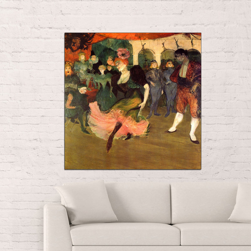 Chilperic by Henri de Toulouse-Lautrec - 1 Piece Wrapped Canvas Painting, 100cm H x 100cm W x 1.8cm D