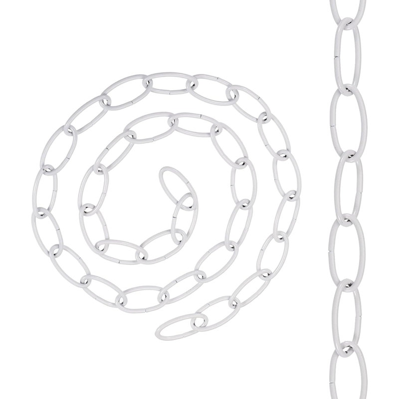 Vintage Lighting Hanging Chain For Lighting Ceiling Light, White