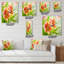Horloge murale Tulipes-873222843