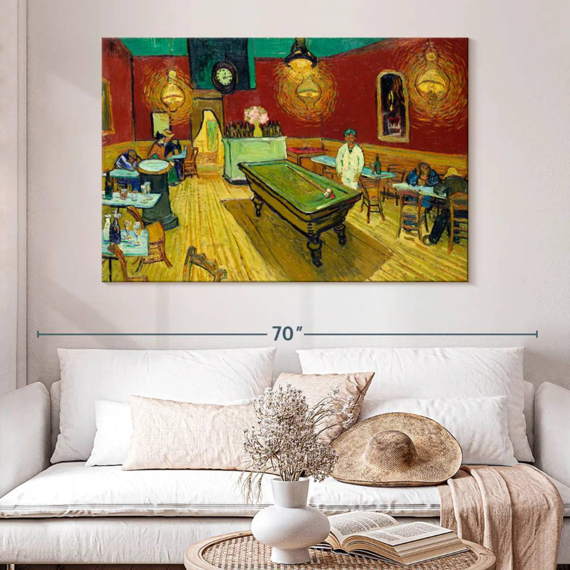 Senne The Night Cafe, H 34 po x l 51 po
