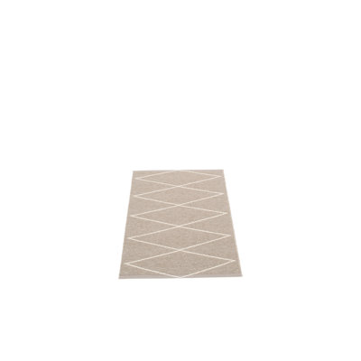 Flatweave Brown Indoor/Outdoor Use Rug