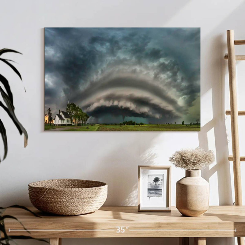 Alvord approchant la tornade, H 8 po x l 12 po