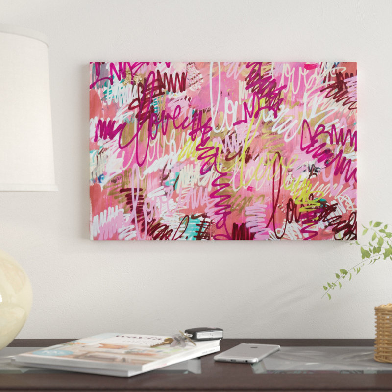 « three layers à gâteaux », impression sur toile, H 26 po x l 40 po x P 1,5 po, Pas de tapis, Toile tendue