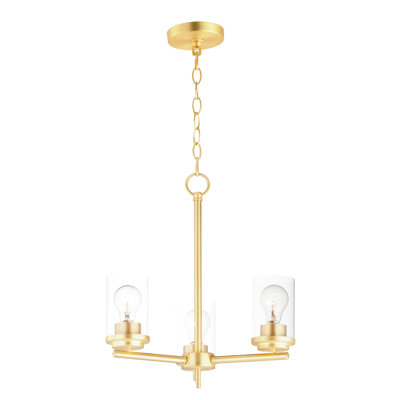 Lustre classique unique à 3 lumières Elick