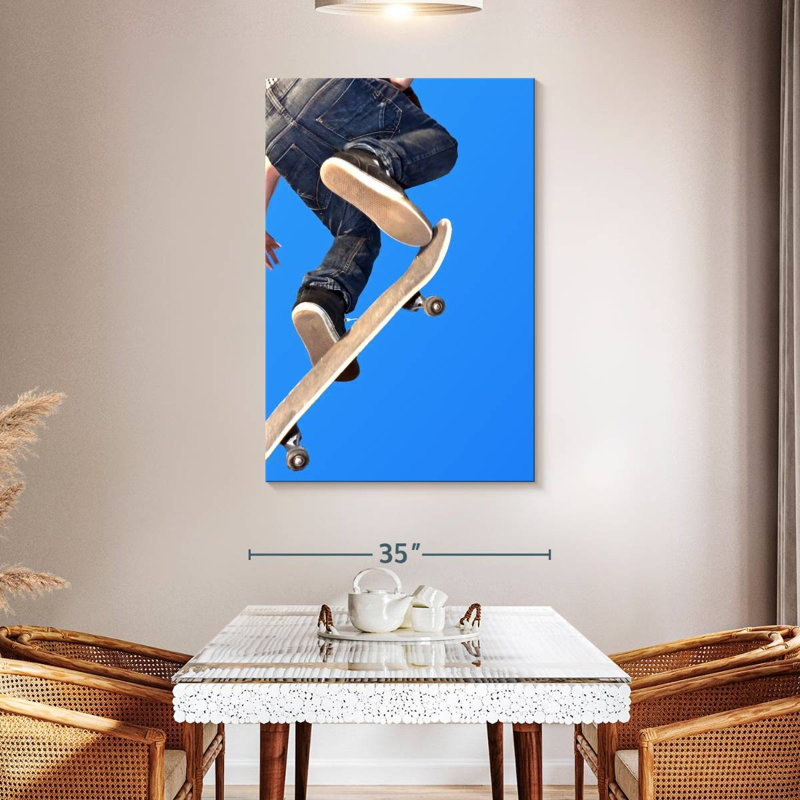 Senne Skateboard Stunt, 48" H x 32" W