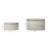 Hazleton Round Decorative Cement Storage with Lids
