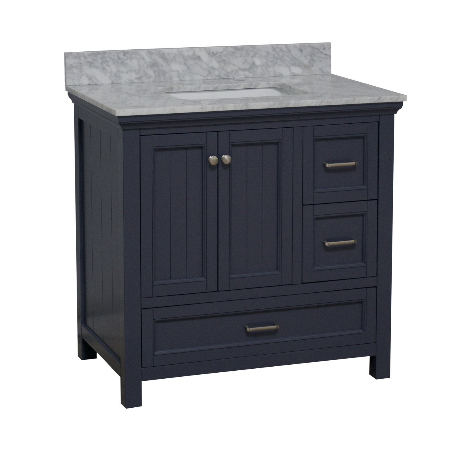 Maven 36'' Single Bathroom Vanity, Marine Gray