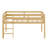 Compact Low Loft Bed with Sturdy  Ladder-129032447