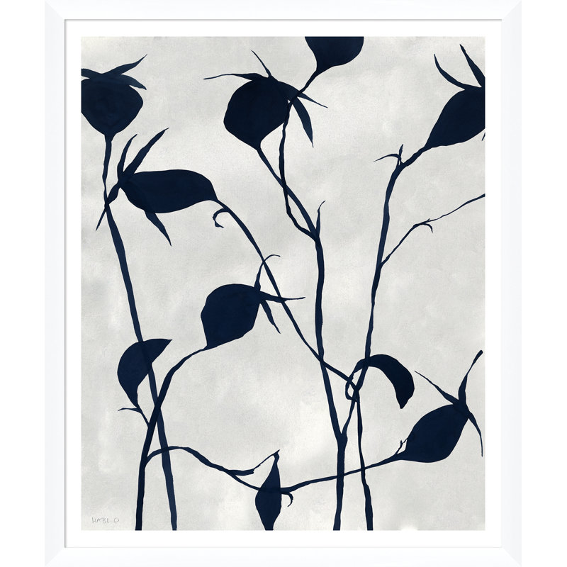 Ink Rose Hips Print by Susan Hable