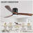 42 INCH WOOD CEILING FAN WITH LIGHT-1134306316