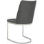 Chaise d'appoint noire Leusa