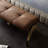 Iacovino Faux Leather Upholstered Bench-2107035547-2107035544