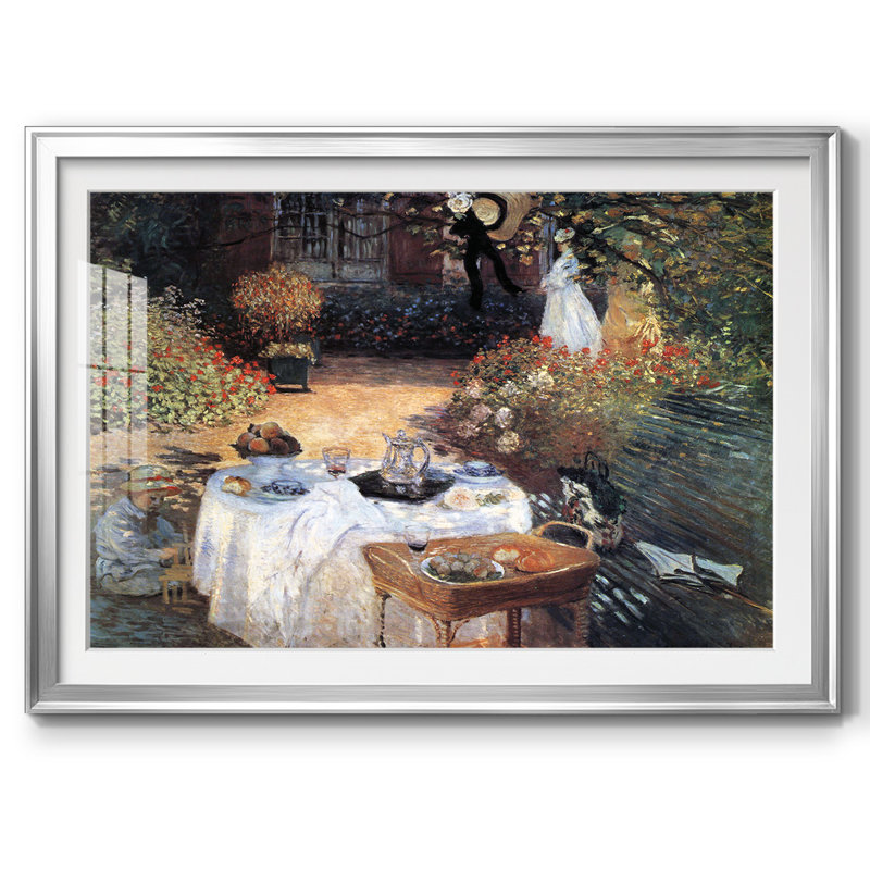Le déjeuner # 2, Argent, H 27 po x l 39 po x P 1,5 po