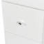 Armoire de rangement haute avec 4 tablettes et 3 tiroirs latéraux-350410998