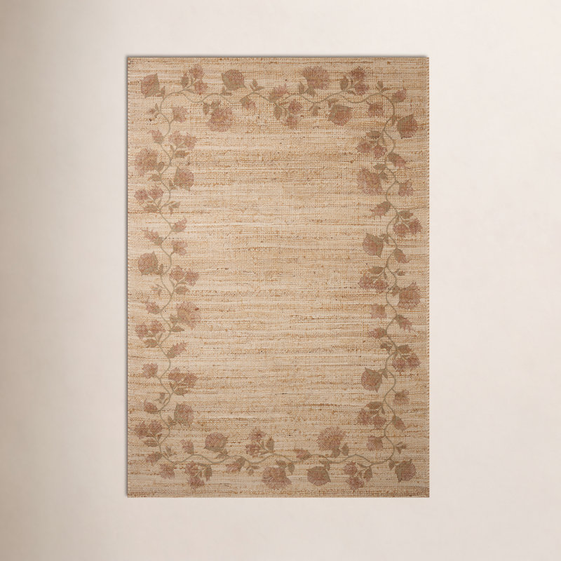 Tapis naturel / multicolore Chris Loves Julia x Loloi Rue, Rectangle 3 pi 6 po x 5 pi 6 po