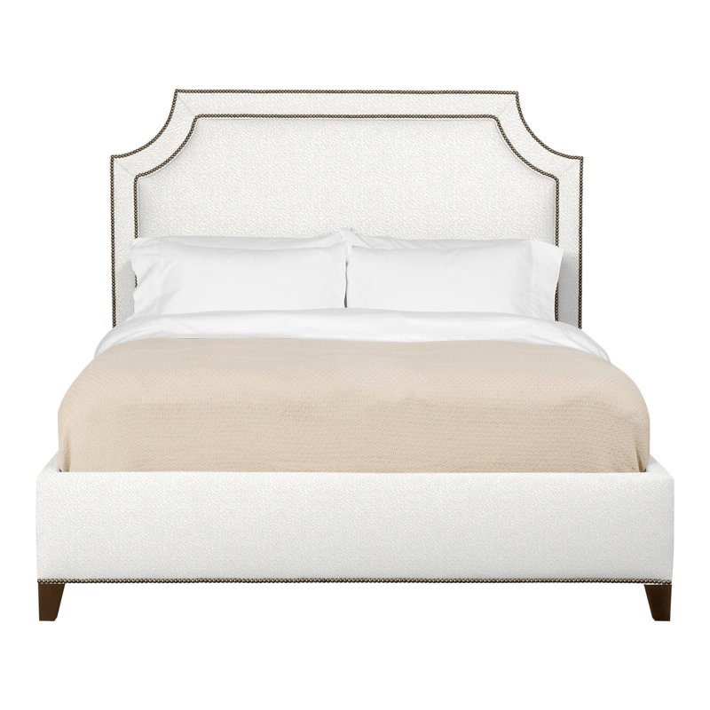 Audrey/Asher Solid Wood Bed, Kempsey Sheepskin, Yes, Havana