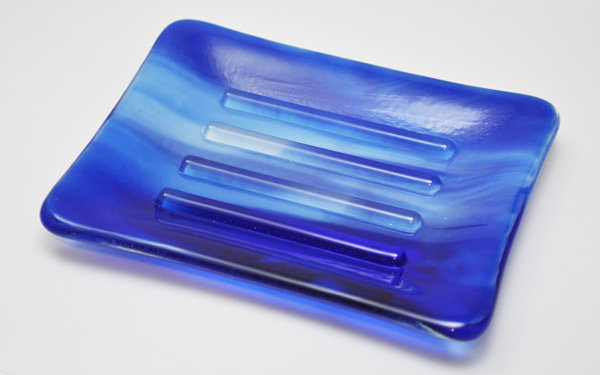 Bharat Soap Dish, Cobalt Blue