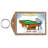 Personalized Billiards, Pool Player - Female Wooden Key Chain