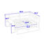 Lit de jour avec DEL, tablettes de rangement, tiroirs, bureau et station de charge-1815150376-1815150378