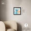 Art abstrait bleu Quori III Shadowbox par Art Remedy-115120733-115120736