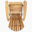 Chaise Adirondack pliante en bois massif Woking-18671097