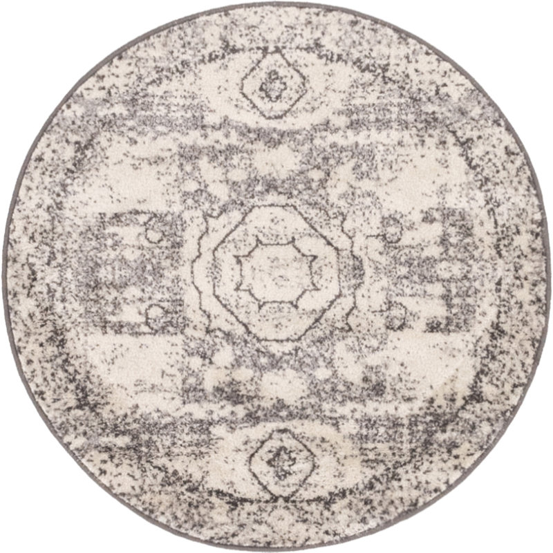 Kemira Geometric Indoor Rug, Round 3'