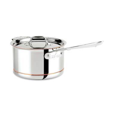 All Clad D3 Stainless 1.5-quart Sauce Pan With Lid, Saucepans