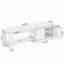 Banc de rangement pour chaussures de 63 po avec armoire et 2 tablettes ouvertes pour le couloir