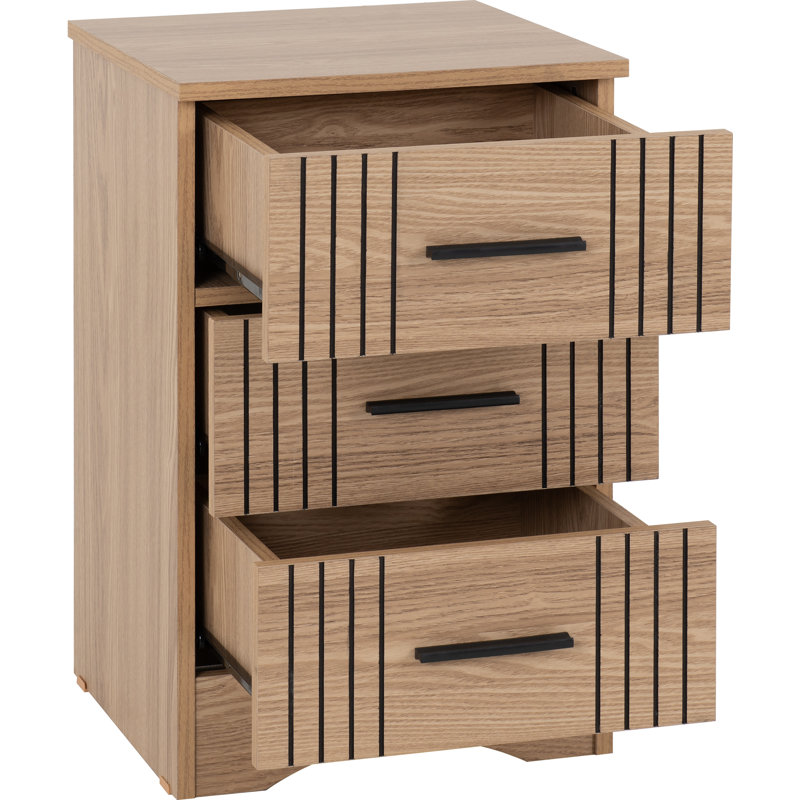 Tannah 40cm W Manufactured Wood Bedside Table