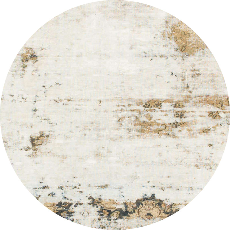 Tapis abstrait moderne 902, Rond 6 pi