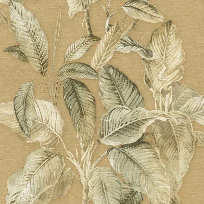 Boho 10.05m x 53cm Matte Wallpaper Roll, Yellow