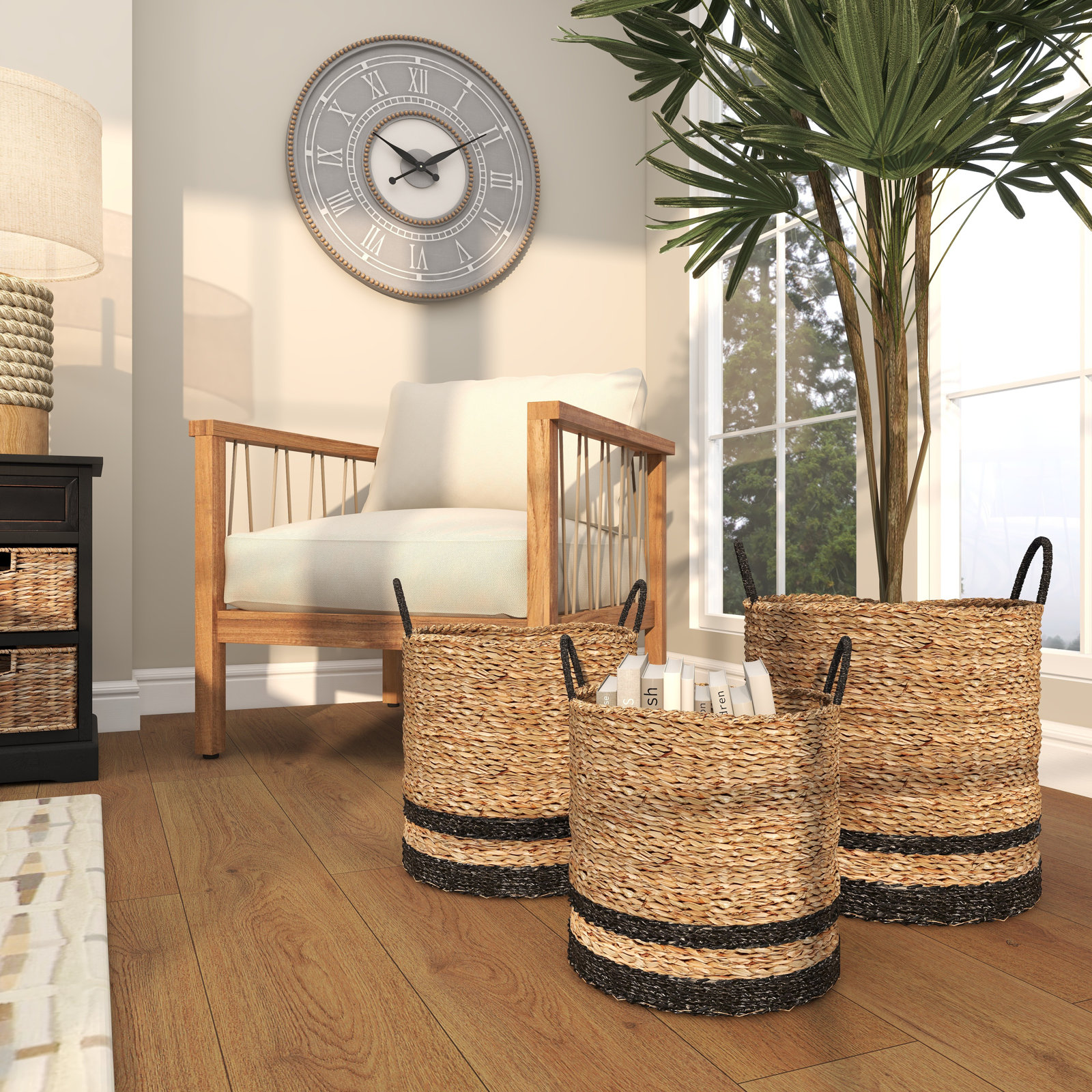 Handmade Seagrass Storage Bin