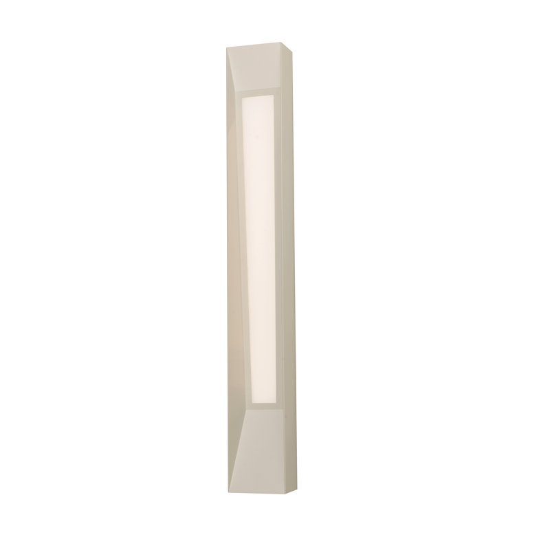 Janay Armed Sconce, White, 4" H x 30" W x 3" D