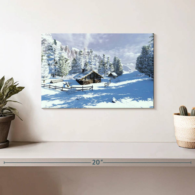 Chalet d'hiver confortable Alvord, H 8 po x l 12 po