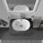 Duravit Design Classics Ceramic Oval Vessel Bathroom Sink with Overflow