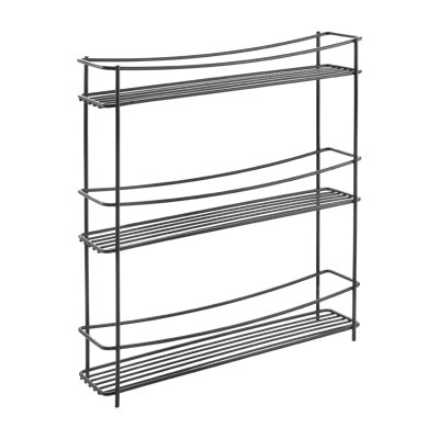 Kumino 3 Lava Spice Rack With 3 Levels Black