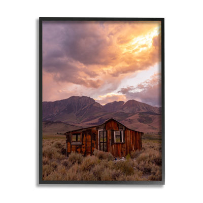 Art de giclée, campagnard, campagne, coucher de soleil