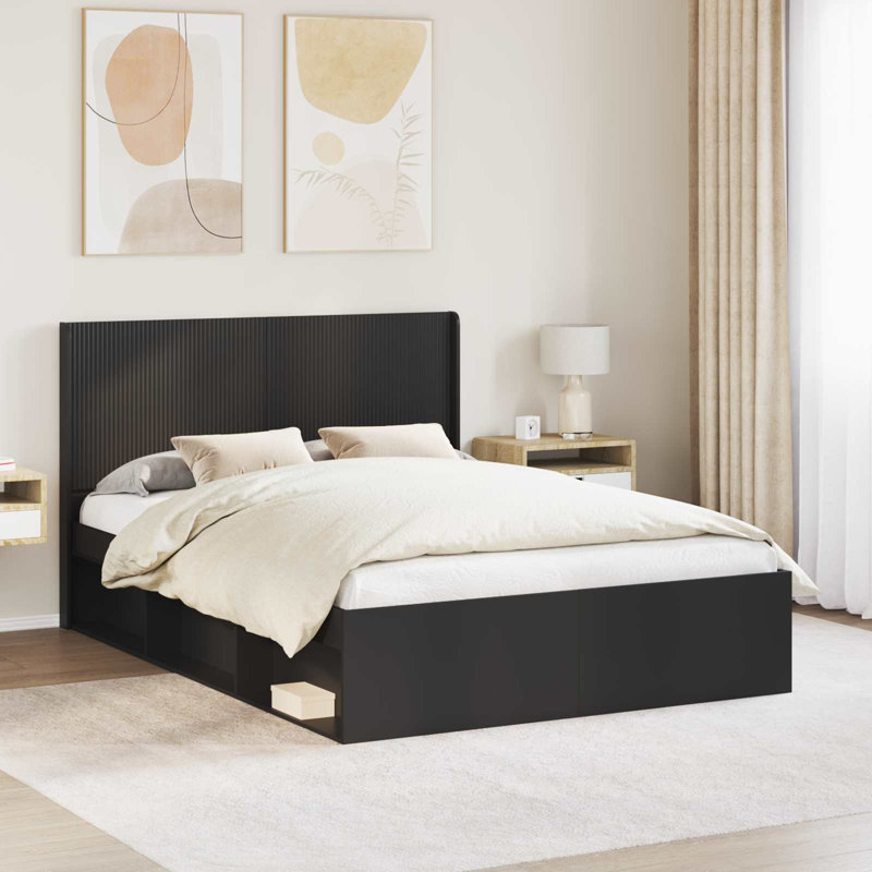 Headboard, Kingsize (5'), Black