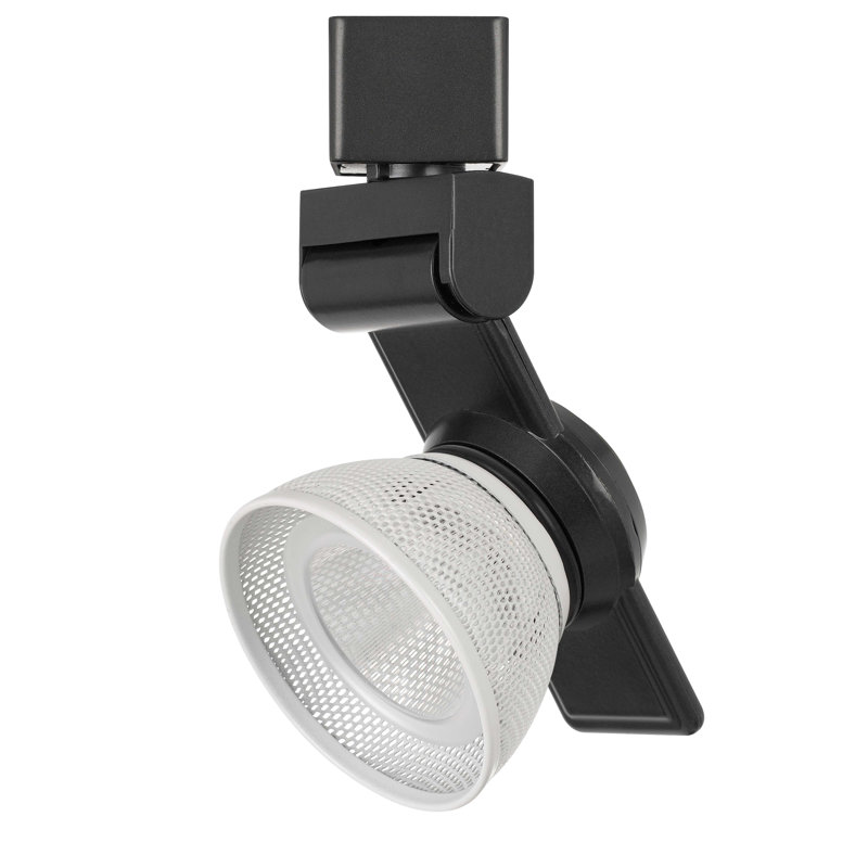 Tête de luminaire de rail del, Blanc, Bronze foncé