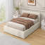 Lit double, [Revêtement beige élégant]-926306652
