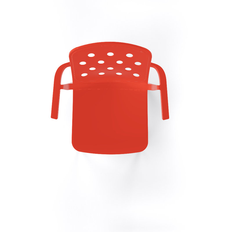 Isidora Patio Armchair, Red