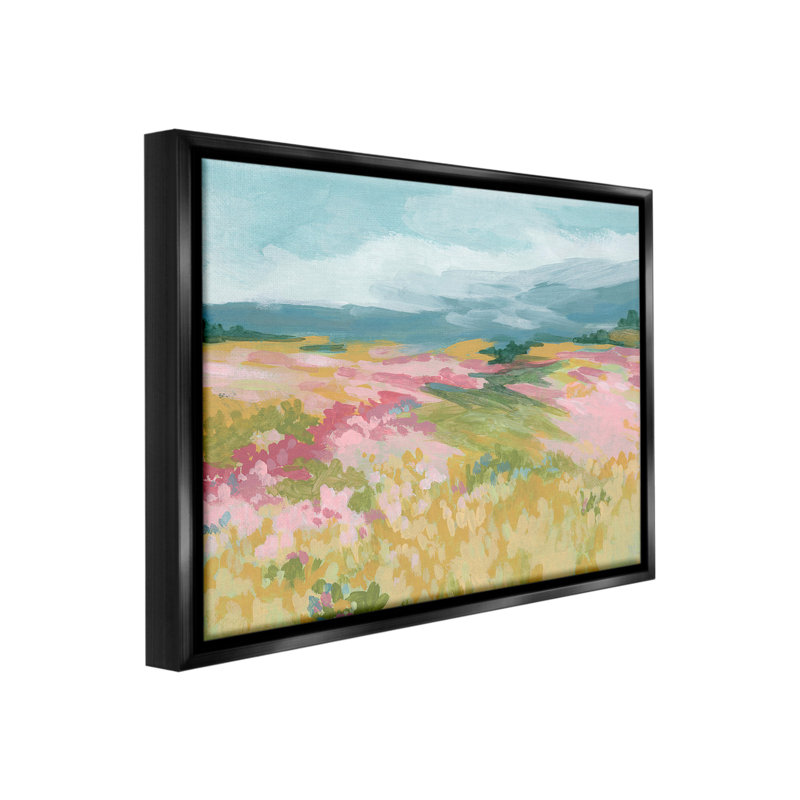 Art par June Erica Vess BC-938, Cadre flottant noir de jais, H 17 po x l 21 po