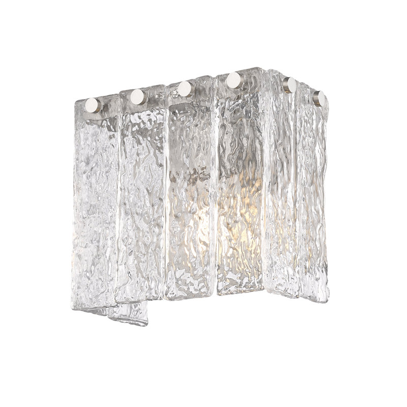 Applique murale 1 lumière Timeothy, Nickel brossé