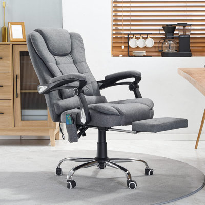 Ebern Designs Hatwell Fabric Executive Chair