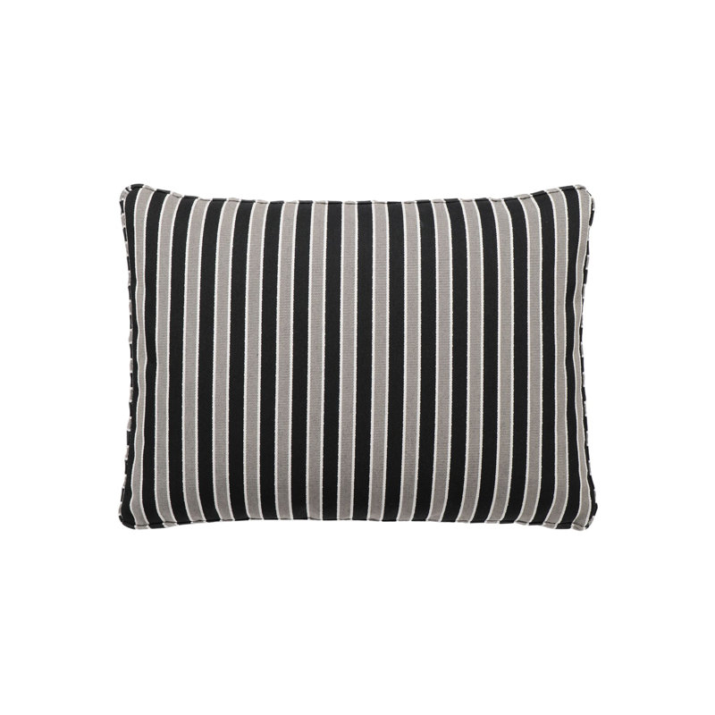 Pop Outdoor Seat Cushion, Taupe/Black