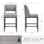 Tabouret de comptoir moderne avec cadre en métal Jenie-514292247