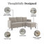 Canapé modulaire avec méridienne Chineta-2096482927